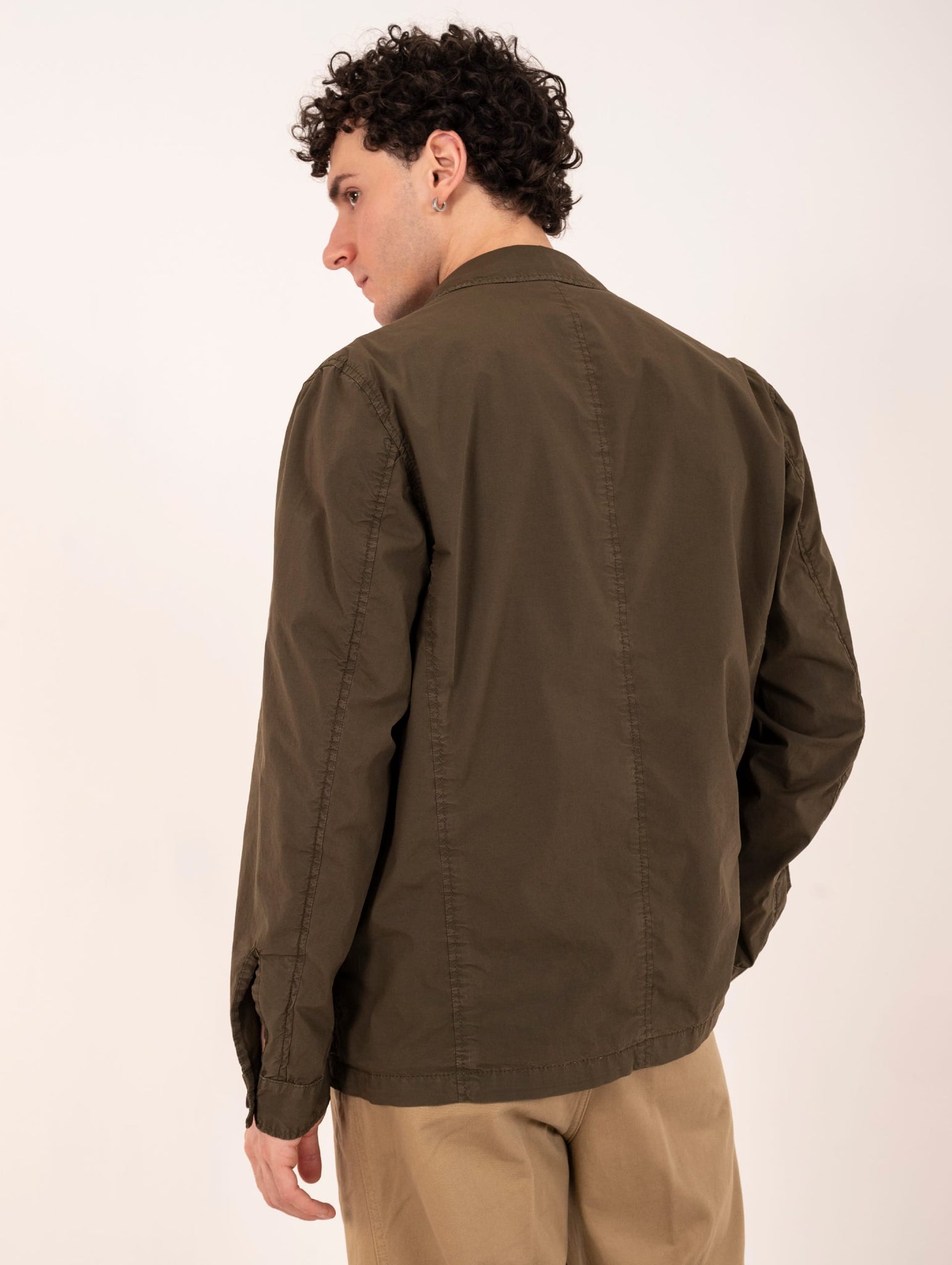 Overshirt L.B.M. 1911 in Cotone Oliva