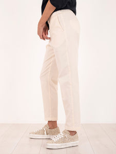 Pantalone Alessia Santi in Cotone Elasticizzato Burro