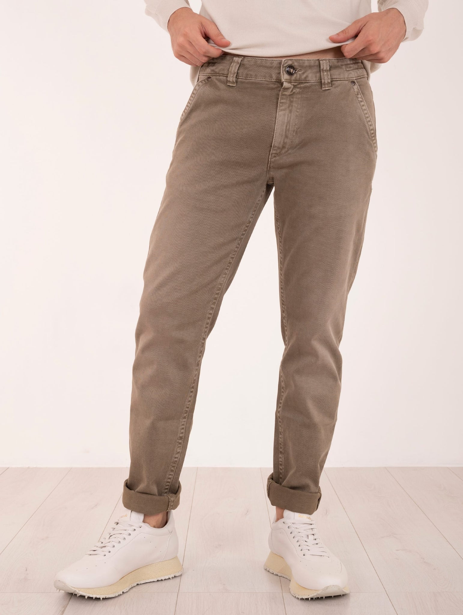 Pantalone Barmas in Cotone Noce