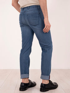 Pantalone Barmas in Lyocell Denim Medio