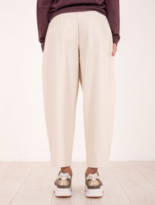 Pantalone Carrot Meimeij in Viscosa Latte