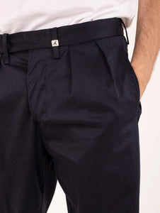 Pantalone Chino Myths in Cotone Blu