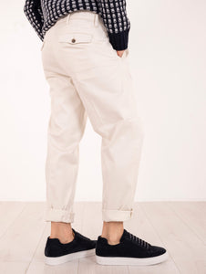 Pantalone Chino Myths in Cotone Panna