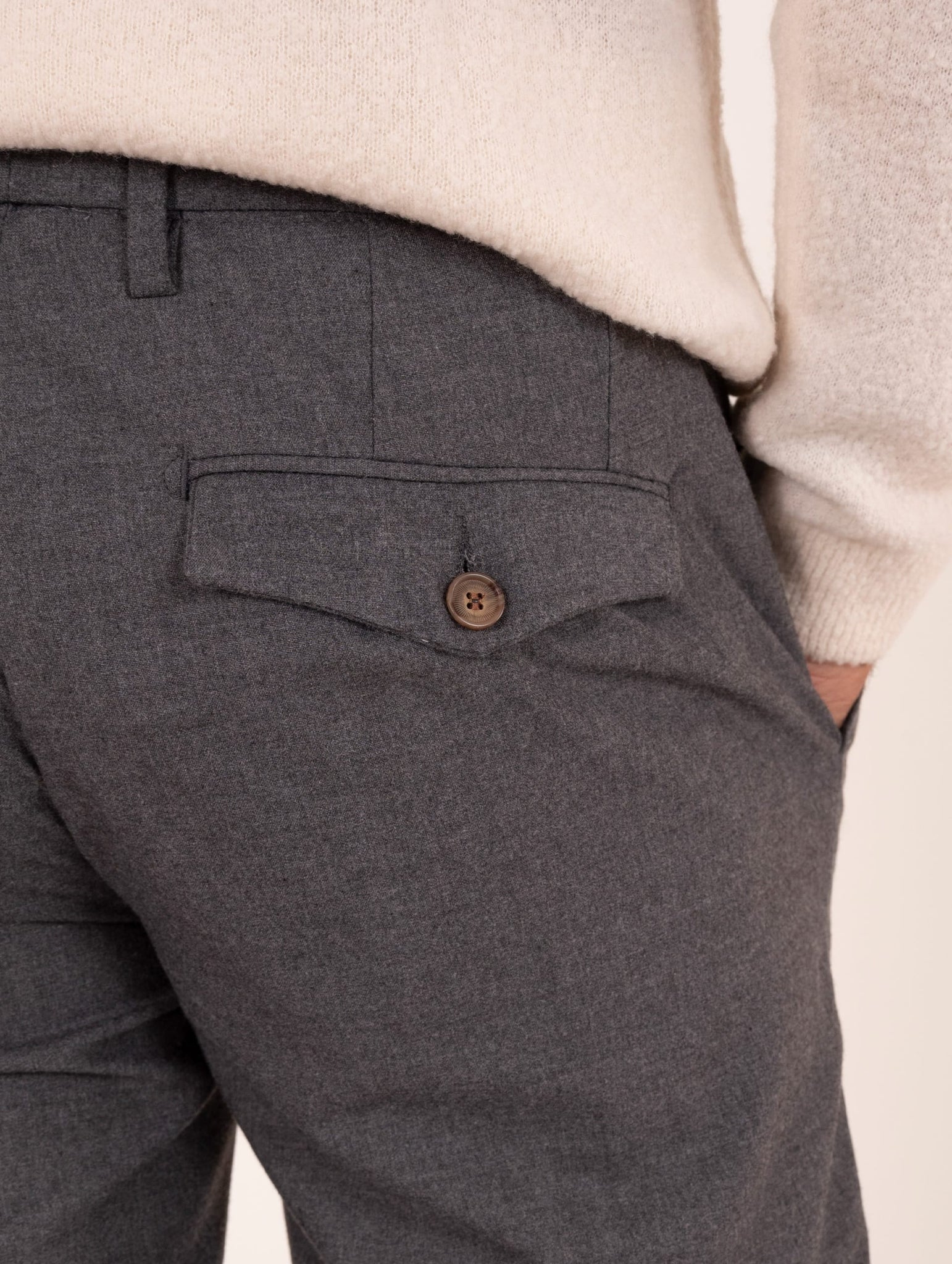 Pantalone Chino Myths in Viscosa Grigio