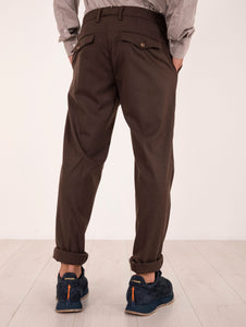 Pantalone Chino Myths in Viscosa Marrone