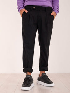 Pantalone Chino Myths in Viscosa Nero