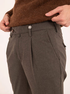 Pantalone Chino Myths in Viscosa Oliva