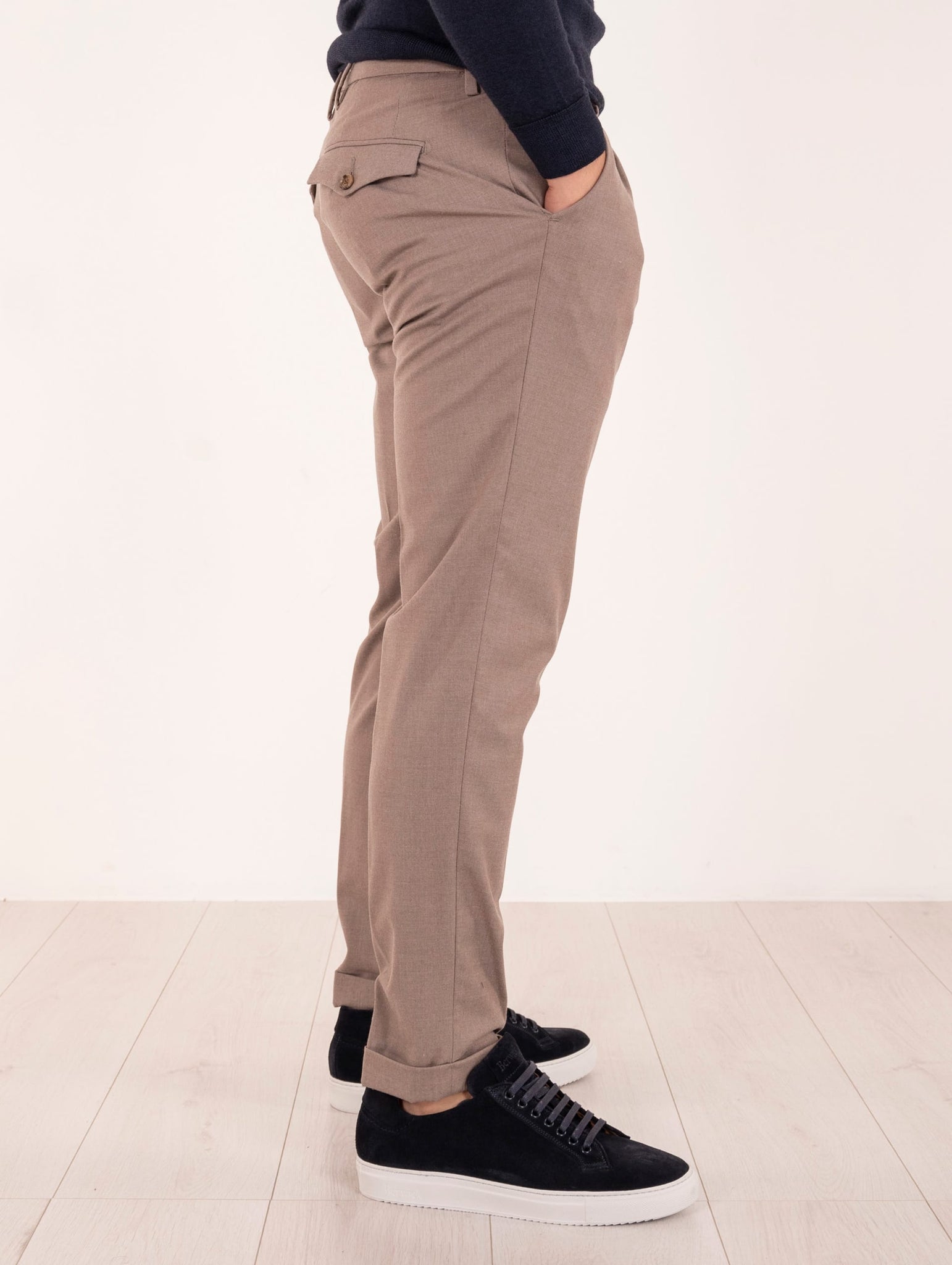 Pantalone Chino Myths in Viscosa Tortora