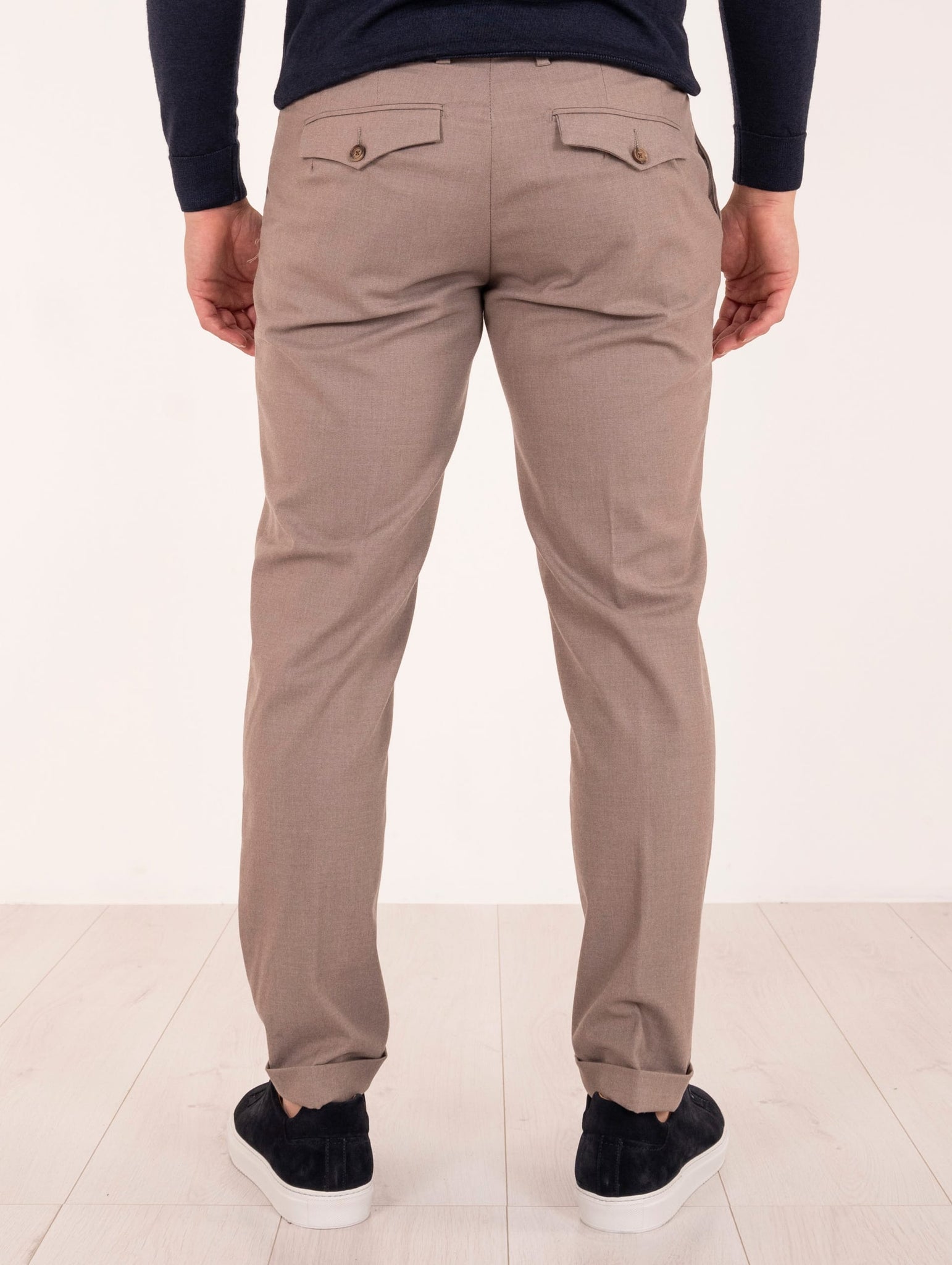 Pantalone Chino Myths in Viscosa Tortora