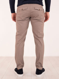 Pantalone Chino Myths in Viscosa Tortora