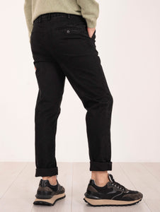 Pantalone Devore Well Fit in Cotone Nero