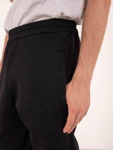 Pantalone Lardini Easy Wear in Viscosa in Nero