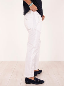 Pantalone Re-Hash Chino in Cotone Bianco