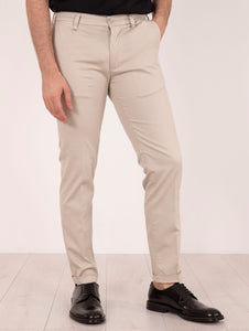 Pantalone Re-Hash in Tencel Avorio