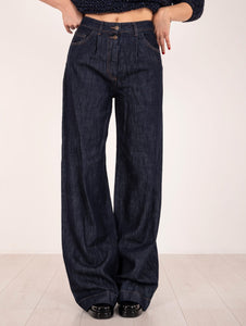 Pantalone Sabeti J-Cube in Denim Scuro