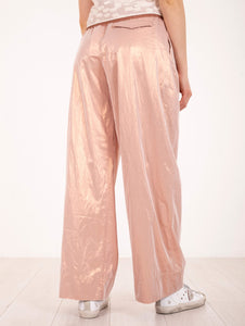 Pantalone Shiny Alysi in Viscosa Rame