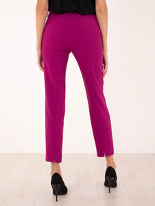 Pantalone Simona Corsellini in Crepe Magenta