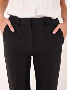 Pantalone Simona Corsellini in Crepe Nero