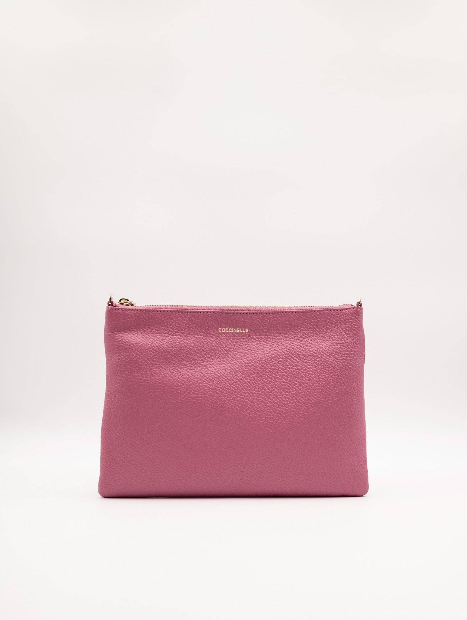 Pochette Best Crossbody Coccinelle in Pelle Martellata Malva