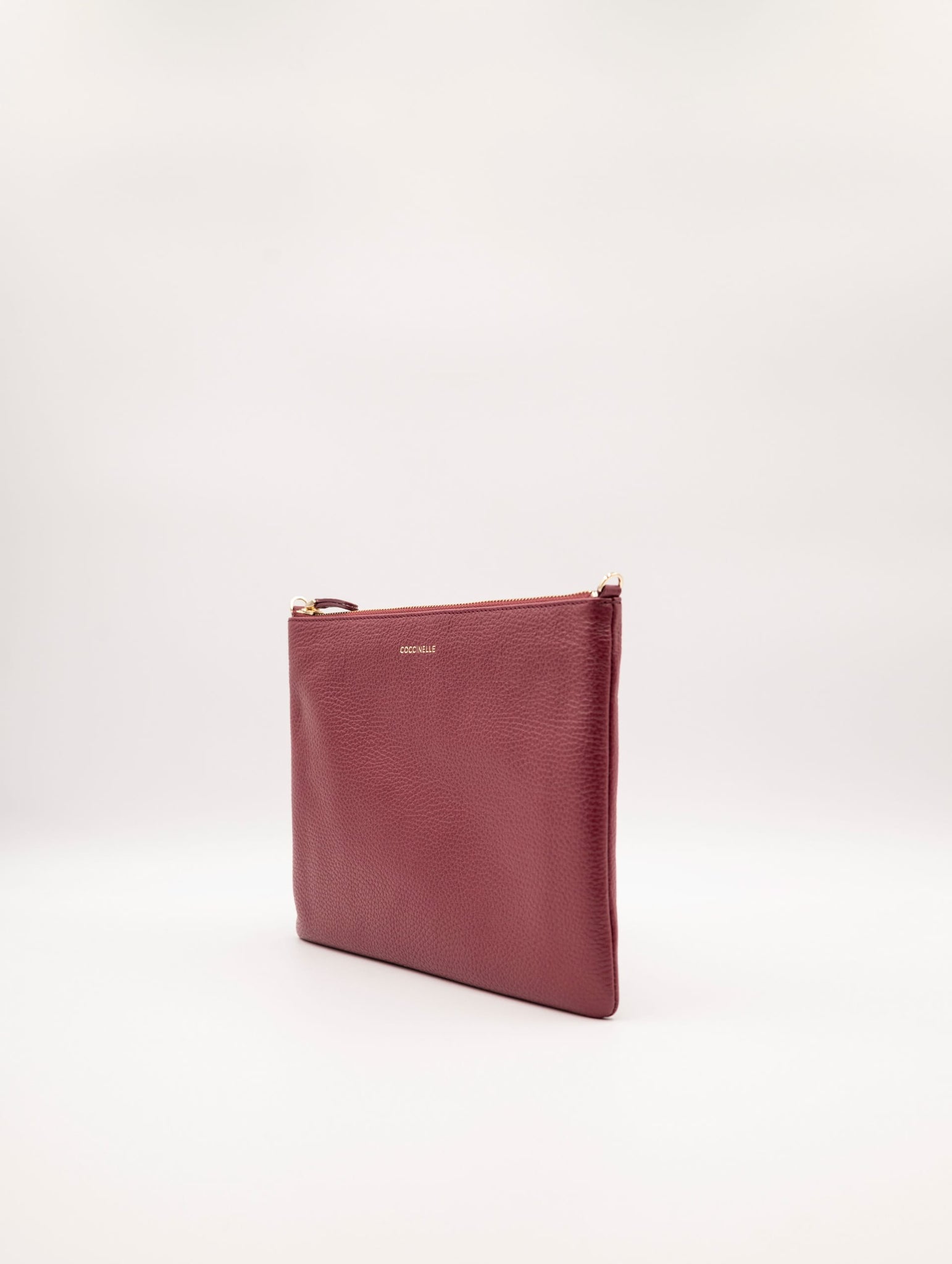 Pochette Best Crossbody Coccinelle in Pelle Martellata Rossa