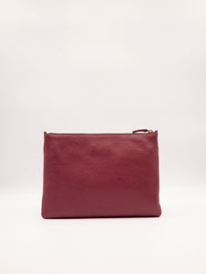 Pochette Best Crossbody Coccinelle in Pelle Martellata Rossa