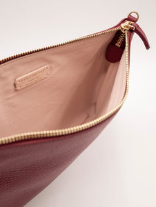 Pochette Best Crossbody Coccinelle in Pelle Martellata Rossa