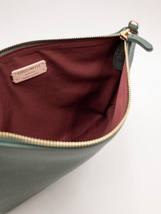 Pochette Best Crossbody Coccinelle in Pelle Martellata Salvia