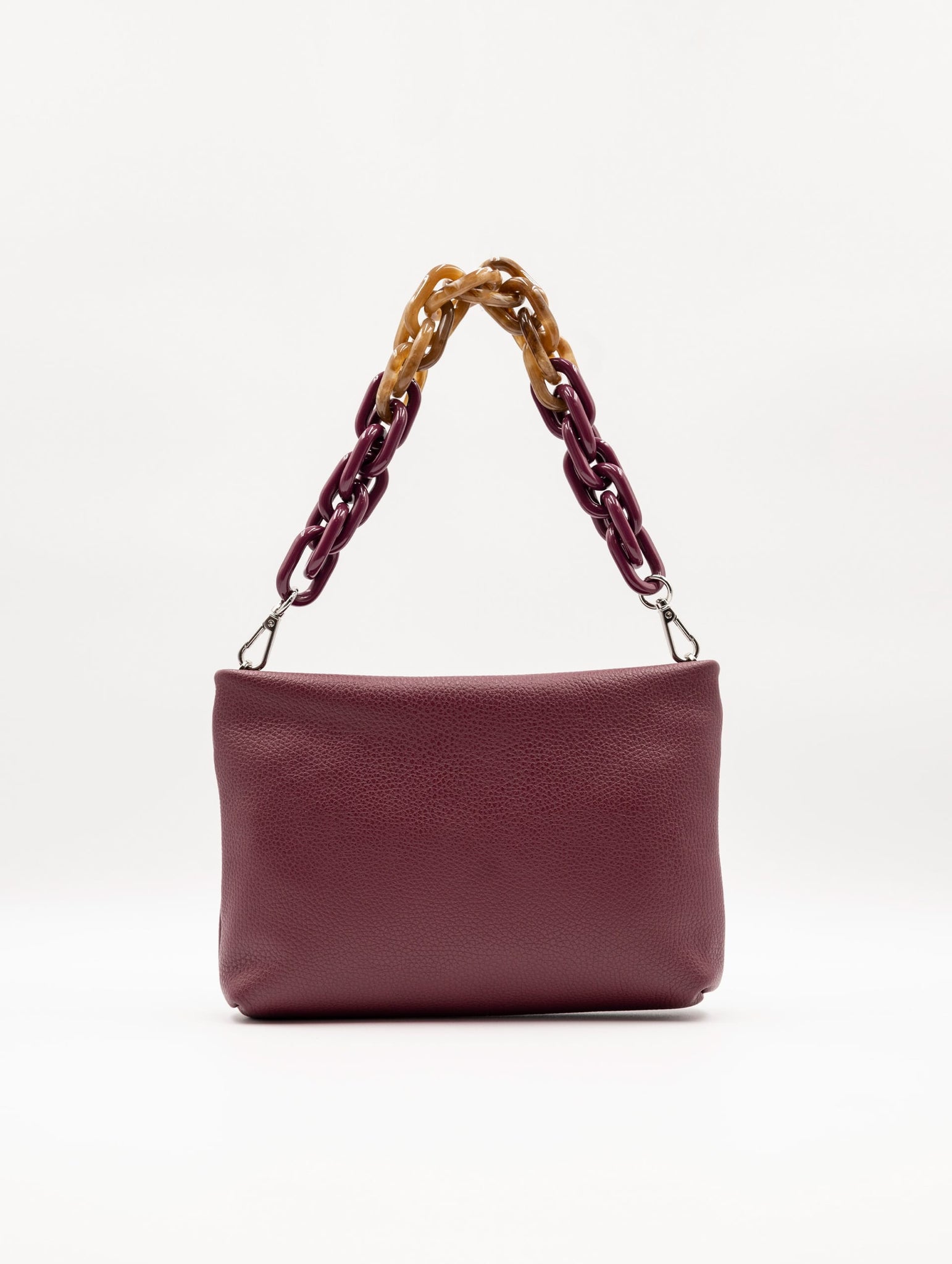 Pochette Brenda Gianni Chiarini in Pelle Martellata Bordeaux