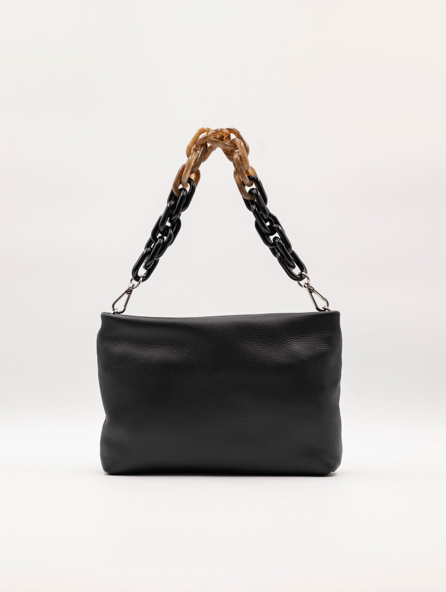 Pochette Brenda Gianni Chiarini in Pelle Martellata Nera