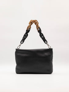 Pochette Brenda Gianni Chiarini in Pelle Martellata Nera