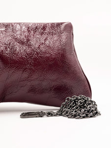 Pochette Celeste Gianni Chiarini in Pelle Martellata Bordeaux