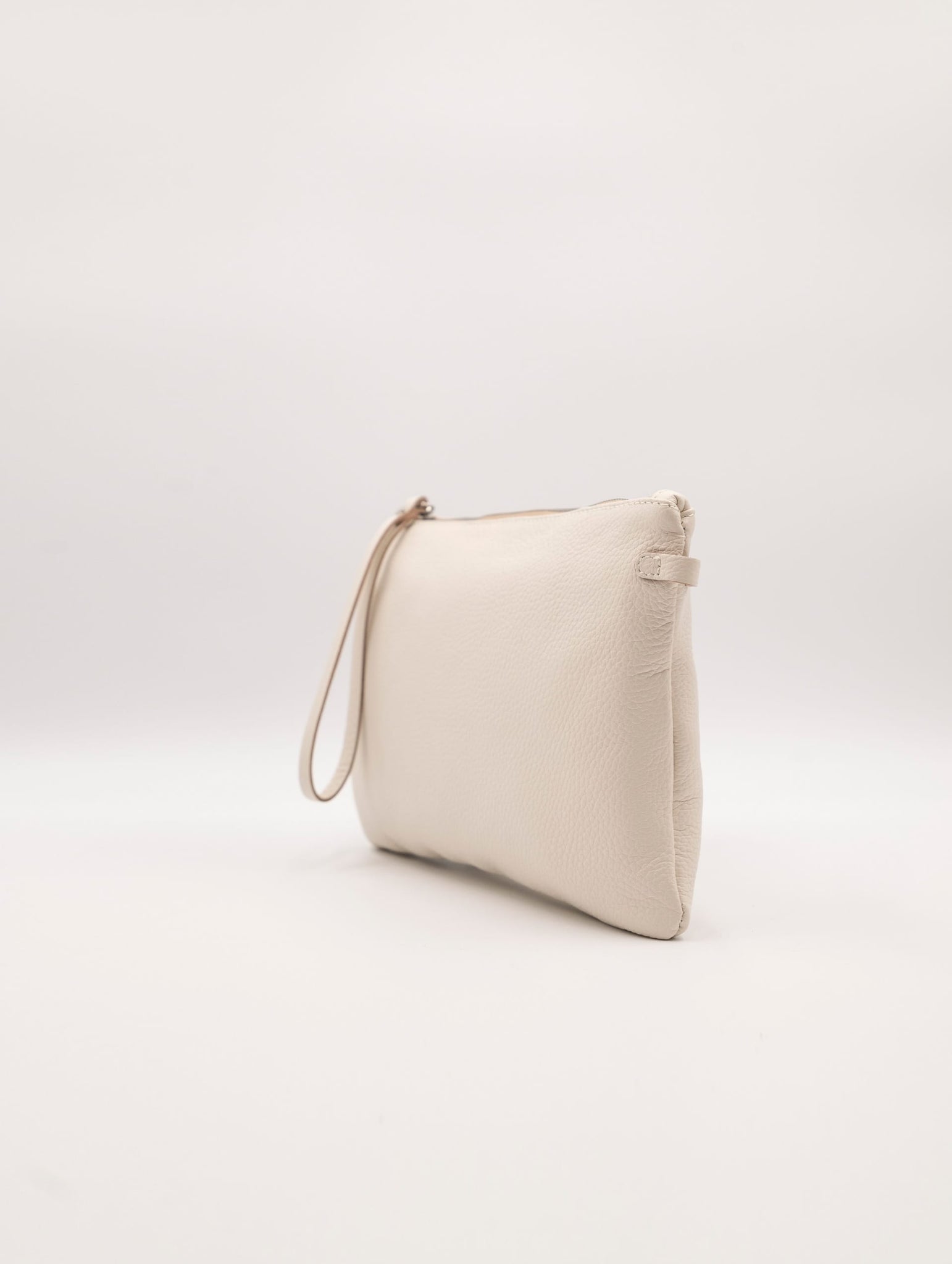 Pochette Hermy Gianni Chiarini in Pelle Martellata Marmo