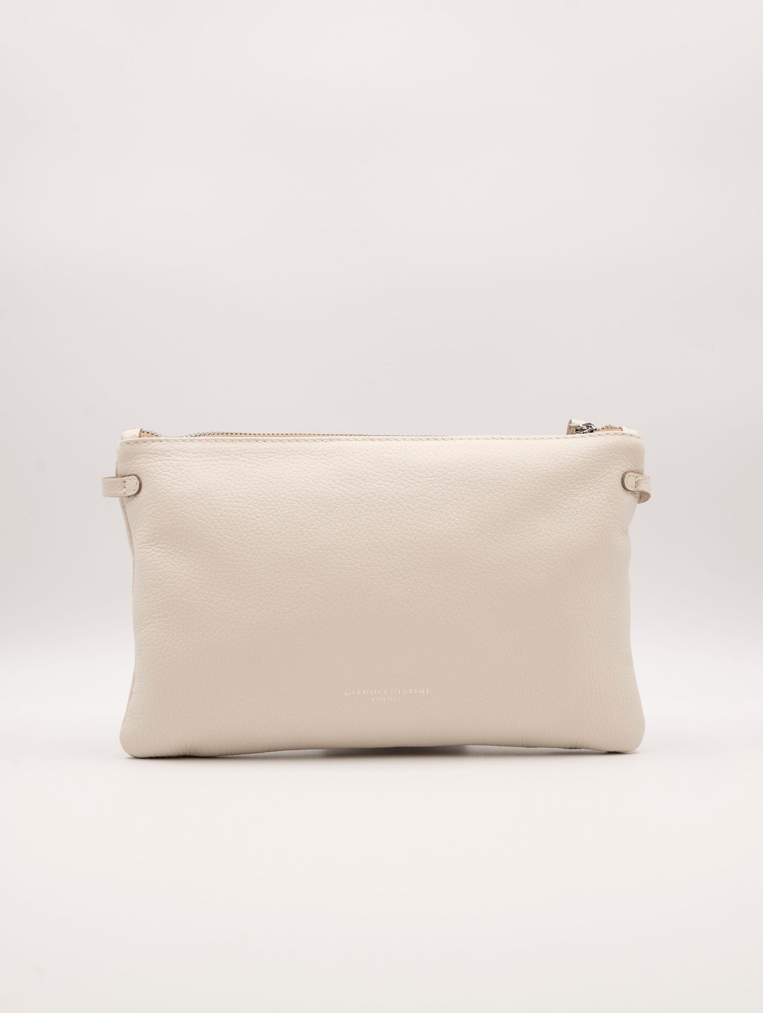 Pochette Hermy Gianni Chiarini in Pelle Martellata Marmo