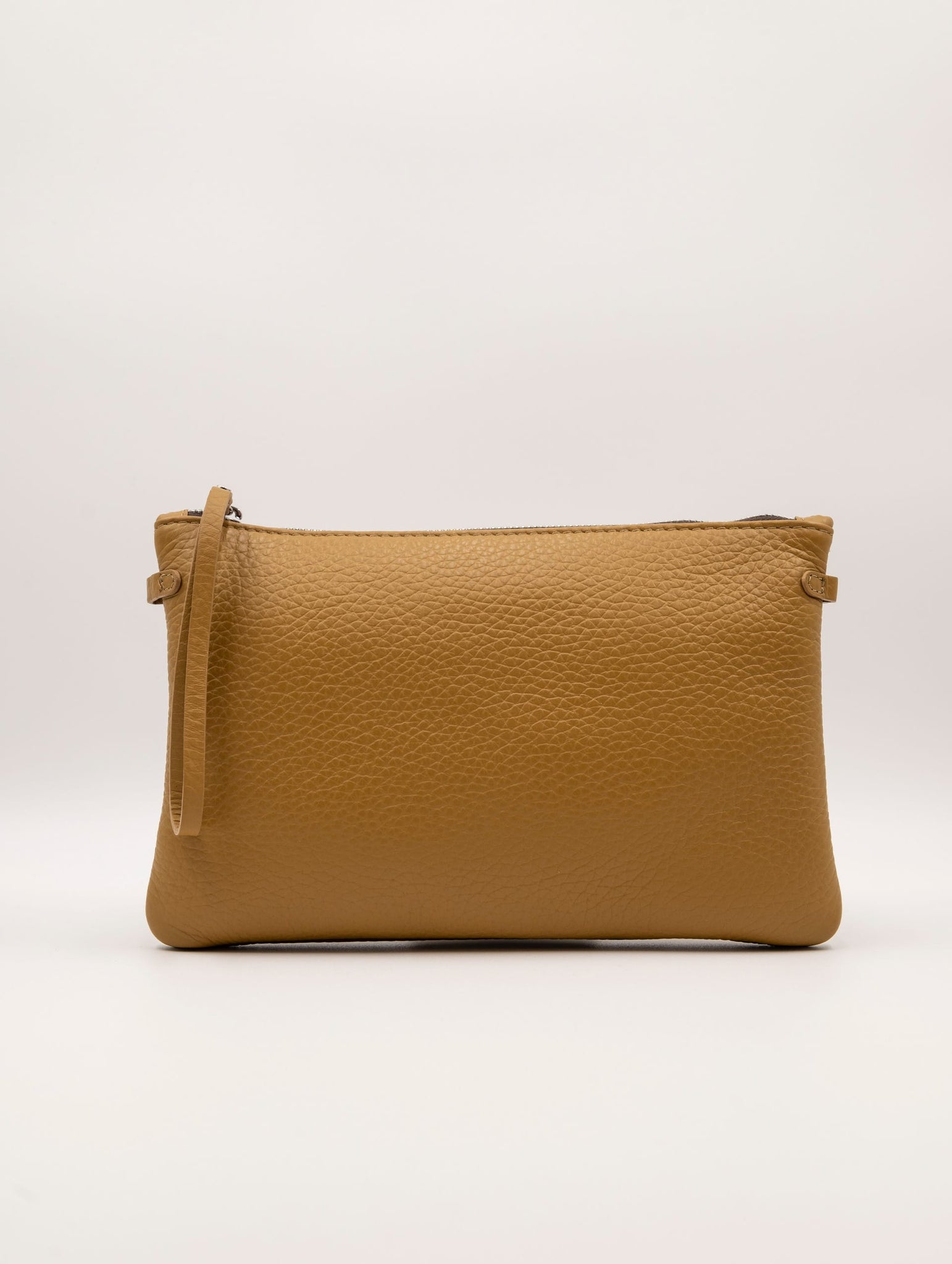 Pochette Hermy Gianni Chiarini in Pelle Martellata Orzo