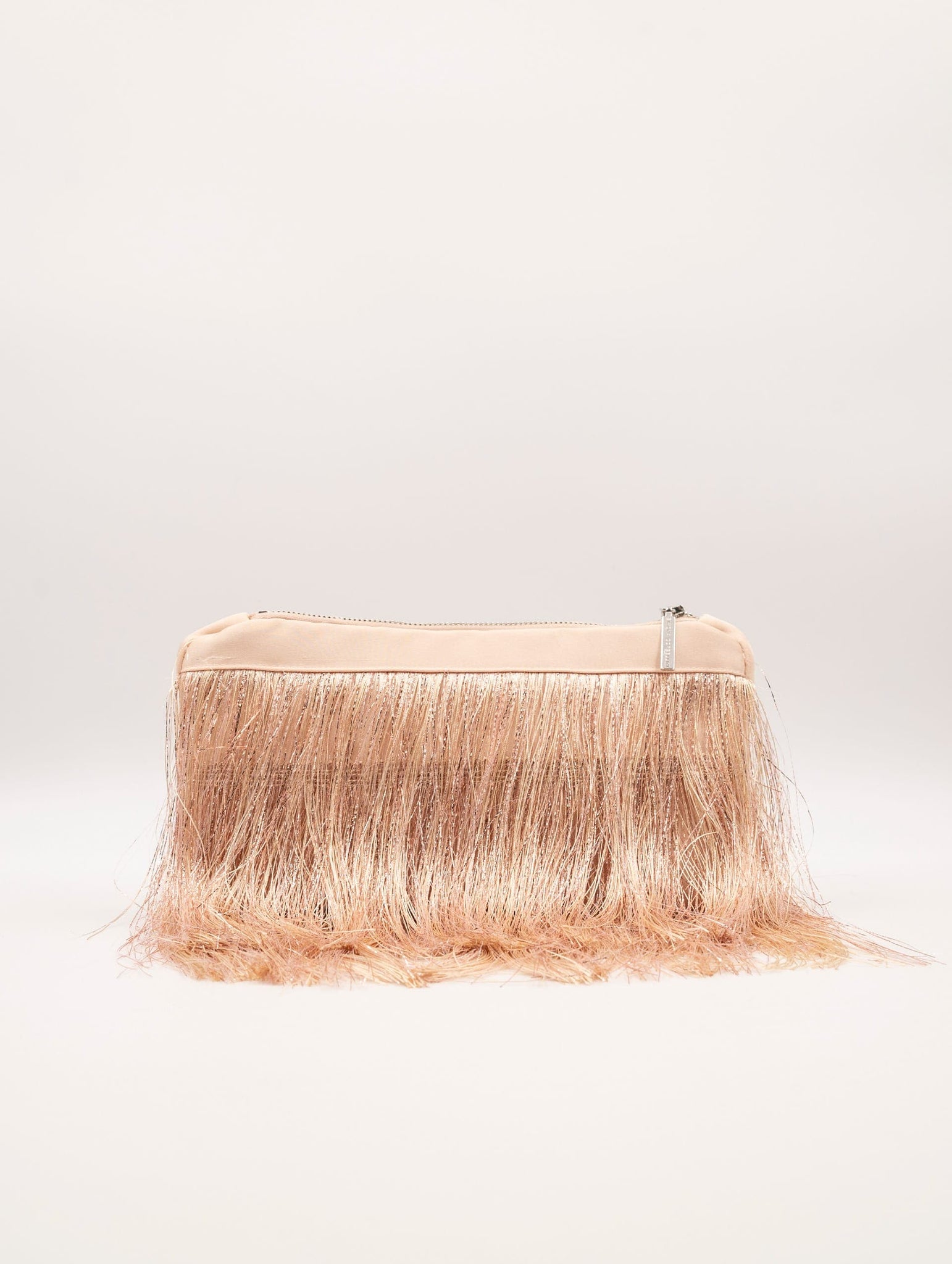 Pochette Simona Corsellini The Party Edition con Frange Nude e Bronzo