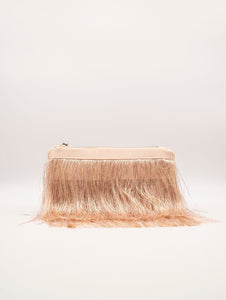 Pochette Simona Corsellini The Party Edition con Frange Nude e Bronzo