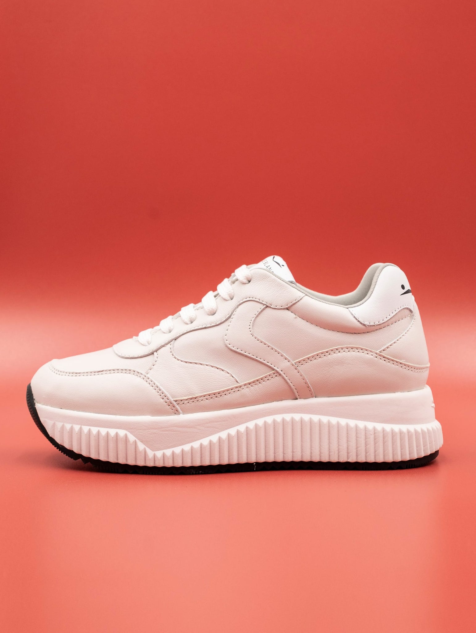 Sneakers Voile Blanche Jinnie in Pelle Ghiaccio